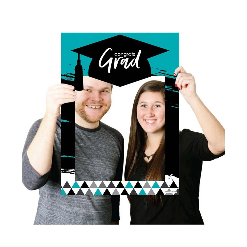商品Big Dot of Happiness|Teal Grad - Best is Yet to Come - Selfie Photo Booth Picture Frame & Props,价格¥224,第2张图片详细描述