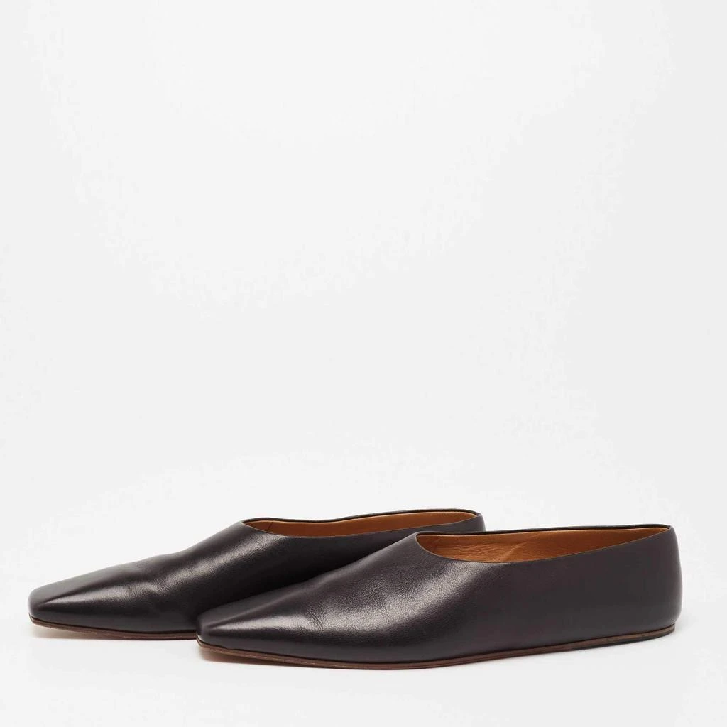 商品[二手商品] The Row|The Row Black Leather Flats Size 37.5,价格¥2745,第2张图片详细描述