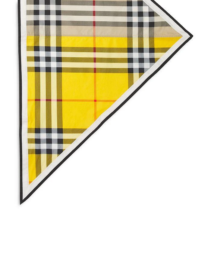 商品Burberry|Contrast Vintage Check Cotton Bandana,价格¥2393,第5张图片详细描述