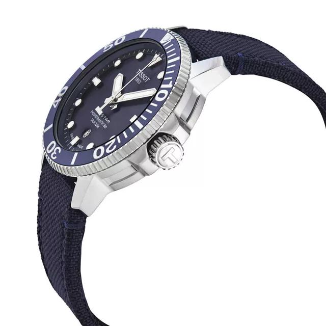 Tissot Seastar 1000 Automatic Blue Dial Men's Watch T1204071704101商品第2张图片规格展示