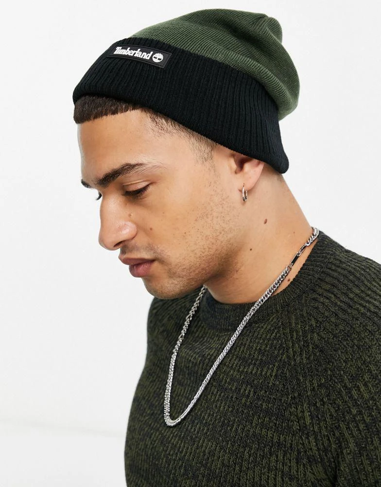 商品Timberland|Timberland New YC beanie in dark green,价格¥129,第1张图片