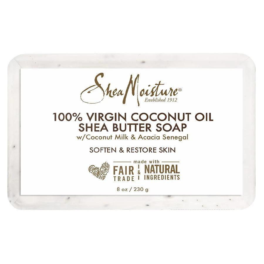 商品SheaMoisture|100% Virgin Coconut Oil Shea Butter Bar Soap,价格¥52,第1张图片