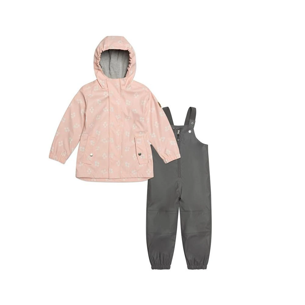 商品Deux par Deux|Baby Girl Changing Color Rain Set Dusty Pink & Grey - Infant,价格¥552,第1张图片