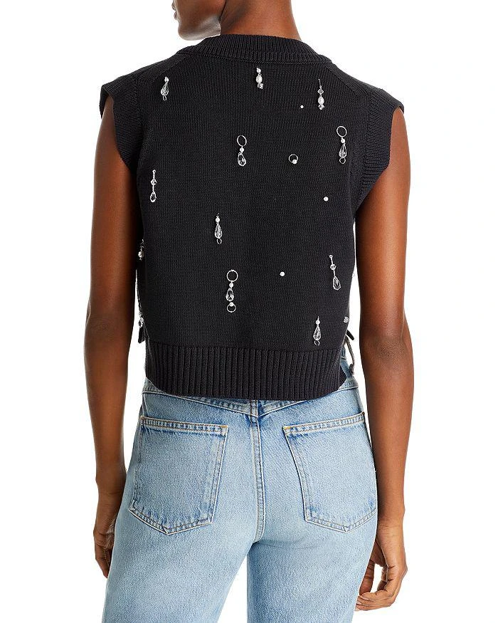 商品3.1 Phillip Lim|Cotton Embellished Chunky Knit Sleeveless Sweater,价格¥2222,第3张图片详细描述