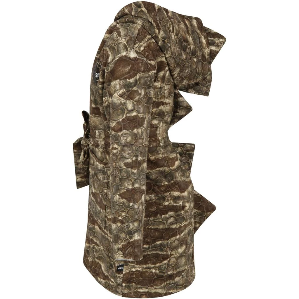 商品MOLO|Molo Multicolor Bathrobe For Kids Wih Camouflage Print,价格¥921,第2张图片详细描述