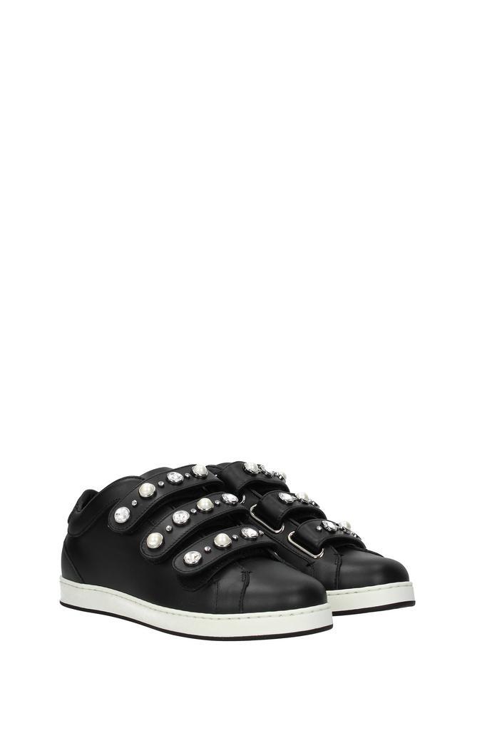 商品Jimmy Choo|Sneakers Leather Black,价格¥2280,第4张图片详细描述