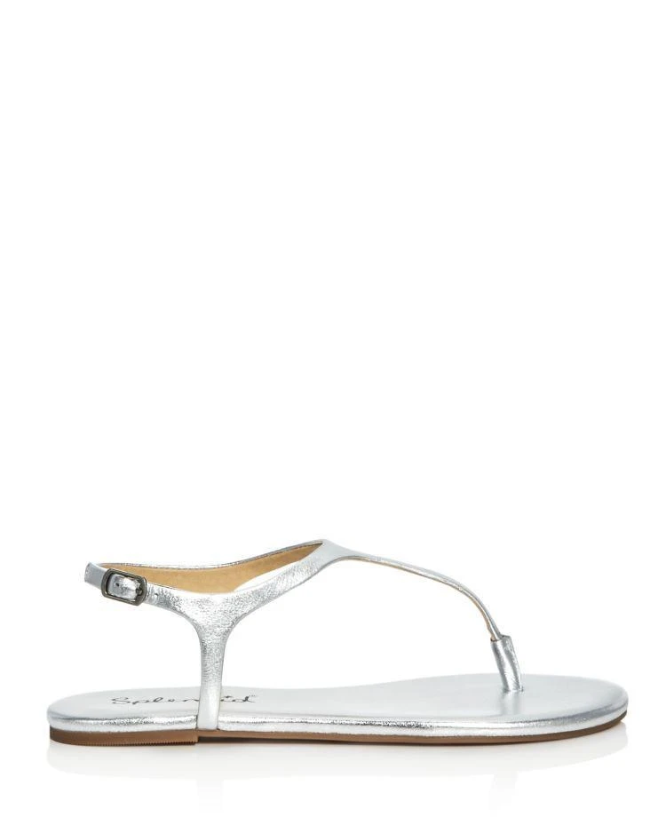 商品Splendid|Splendid Mason Metallic T-Strap Thong Sandals,价格¥515,第2张图片详细描述