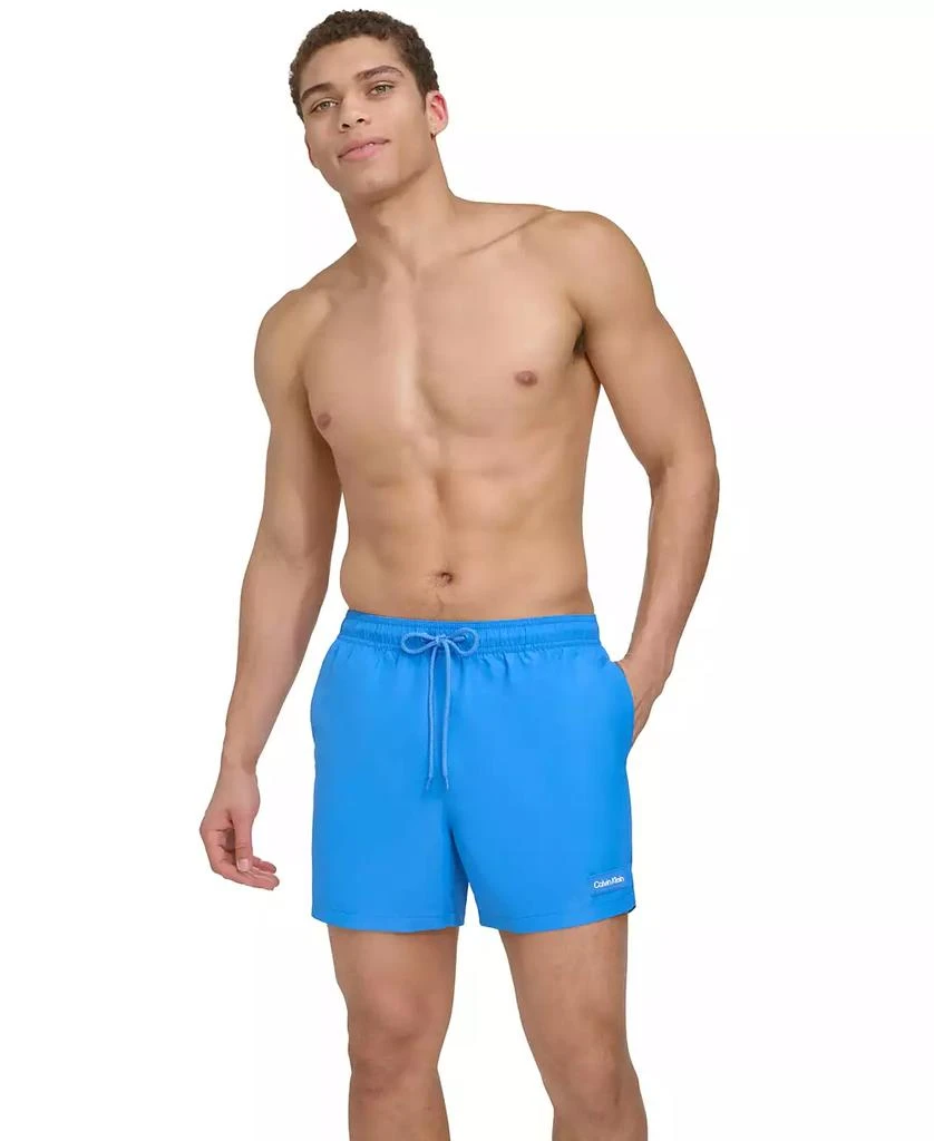 商品Calvin Klein|Men's Modern Euro 5" Volley Swim Trunks,价格¥222,第5张图片详细描述