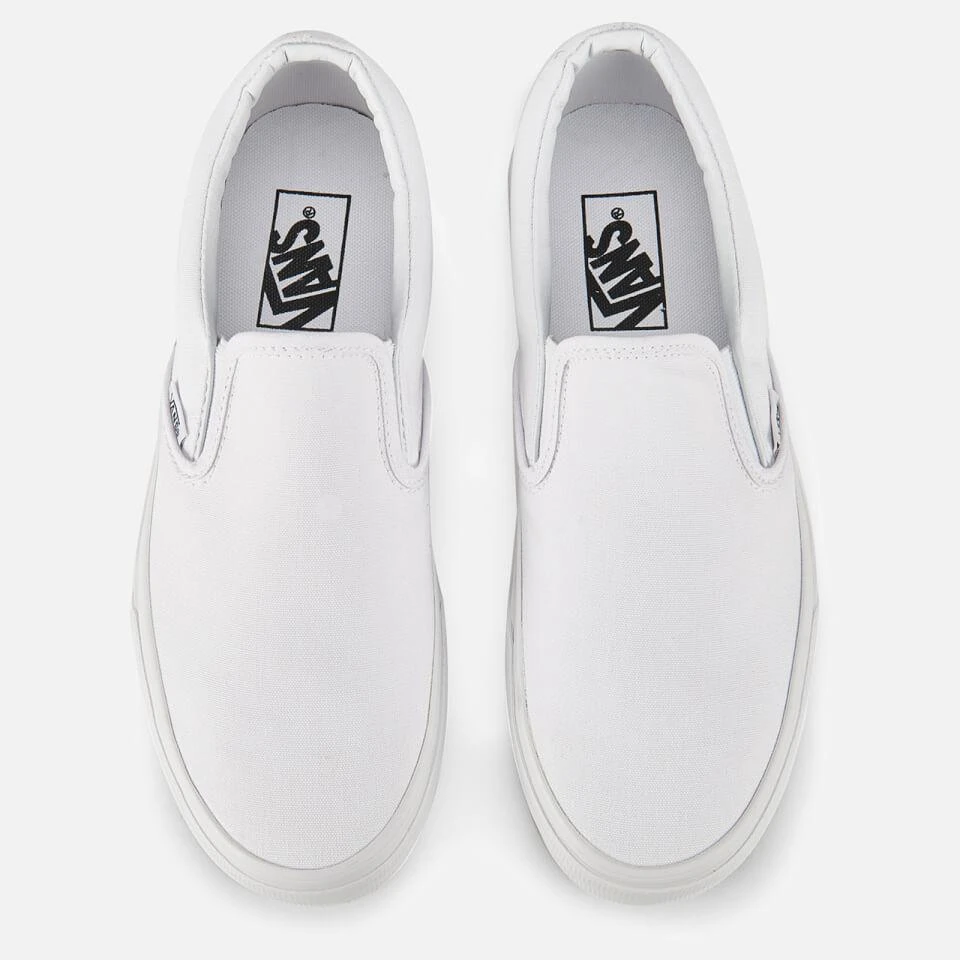 商品Vans|VANS CLASSIC SLIP-ON CANVAS TRAINERS - TRUE WHITE,价格¥232,第2张图片详细描述