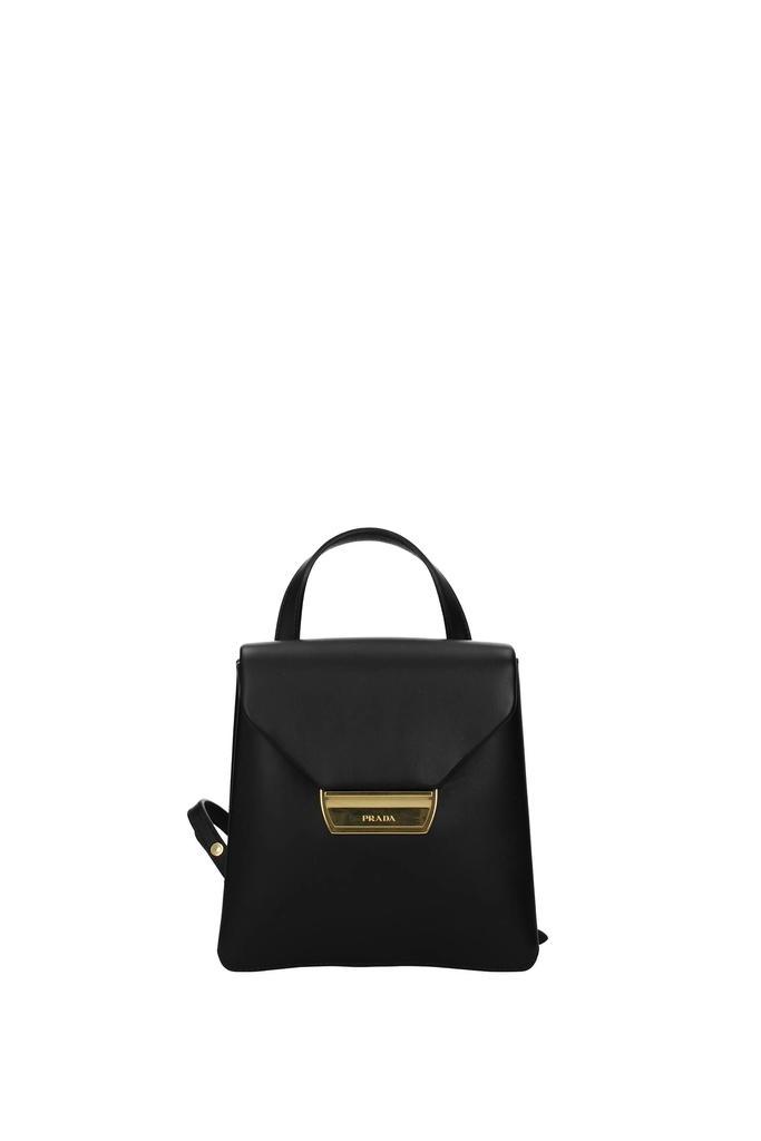 商品Prada|Backpacks and bumbags Leather Black,价格¥10877,第1张图片