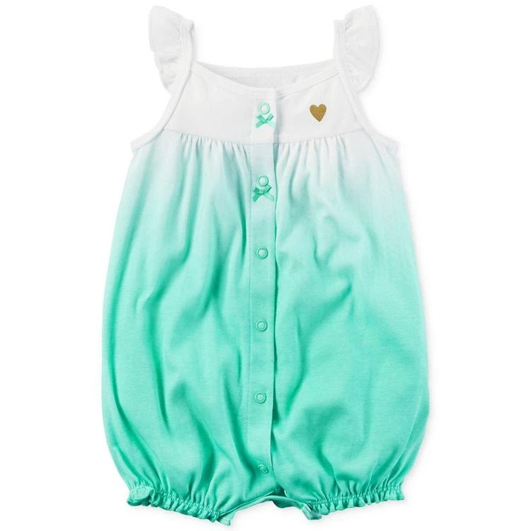 商品Carter's|Ombré Cotton Romper, Baby Girls (0-24 months),价格¥36,第2张图片详细描述