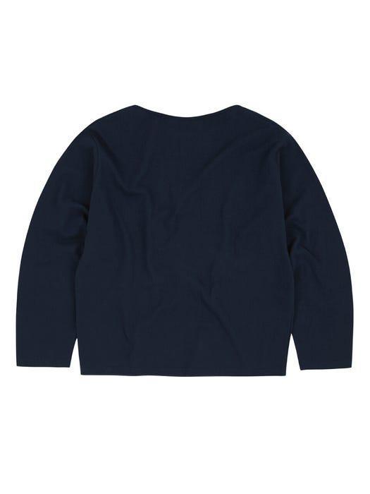 商品TLEYOUNG|Rest Boat Neck Long Sleeve T-shirt Navy,价格¥485,第5张图片详细描述