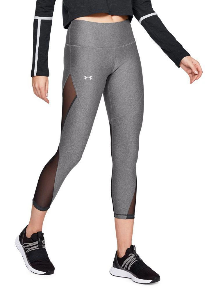 商品Under Armour|Mesh-Paneled Cropped Leggings,价格¥189,第1张图片