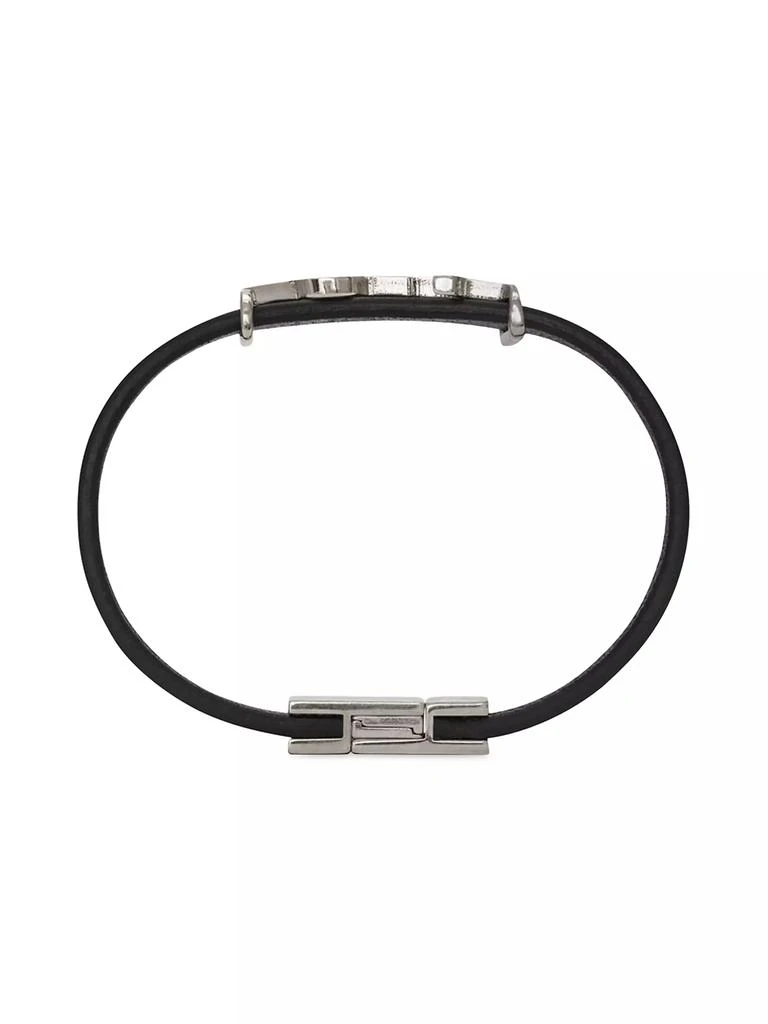 商品Yves Saint Laurent|Cassandre Bracelet in Leather,价格¥2623,第3张图片详细描述