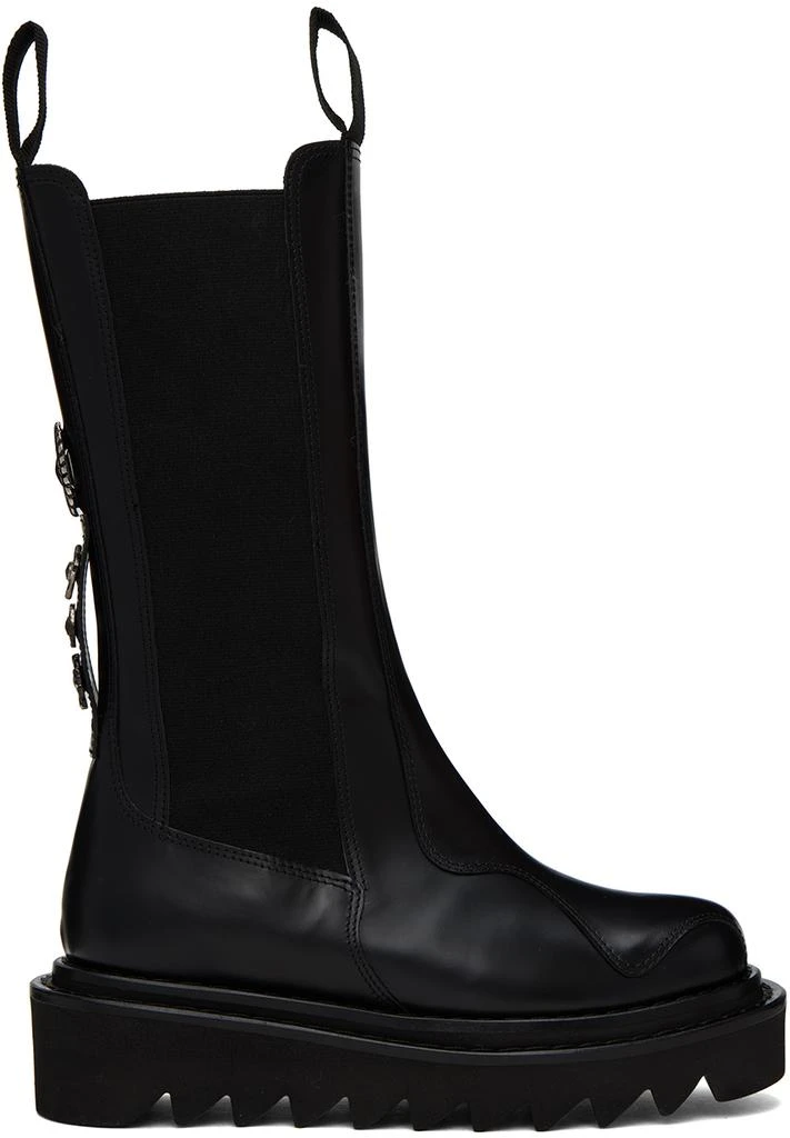 商品Toga Pulla|SSENSE Exclusive Black Boots,价格¥2235,第1张图片