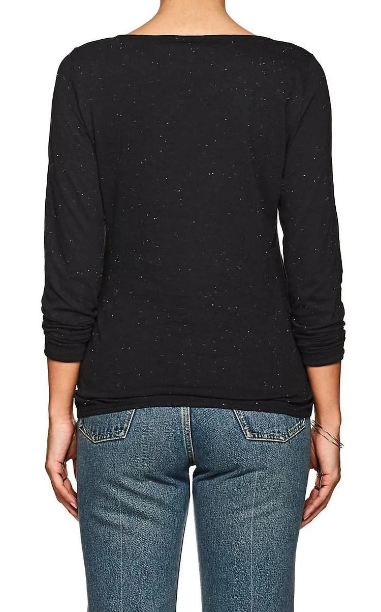 商品Lilla P|Twist-Front Speckled Cotton T-Shirt,价格¥202,第2张图片详细描述