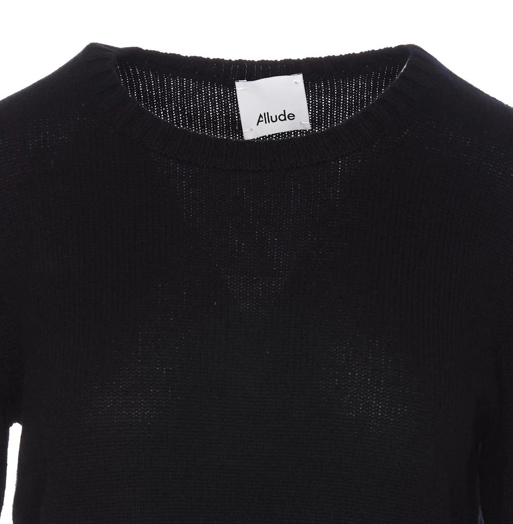 商品Allude|Allude Ribbed Crewneck Jumper,价格¥1277,第3张图片详细描述