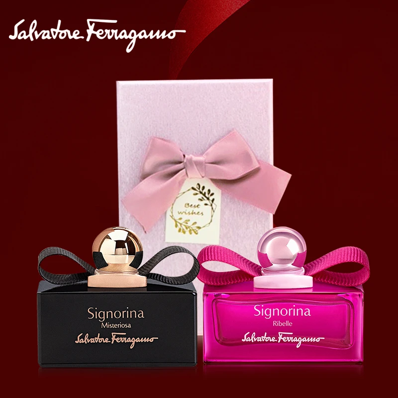 商品[国内直发] Salvatore Ferragamo|【礼盒装】菲拉格慕香水伊人女士香水礼盒5ml*2（玄魅伊人+伊人黎贝拉）,价格¥150,第1张图片