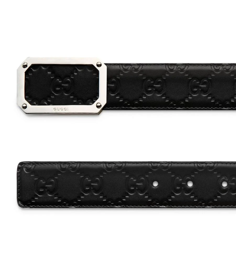 商品Gucci|Leather GG Supreme Belt,价格¥3823,第2张图片详细描述