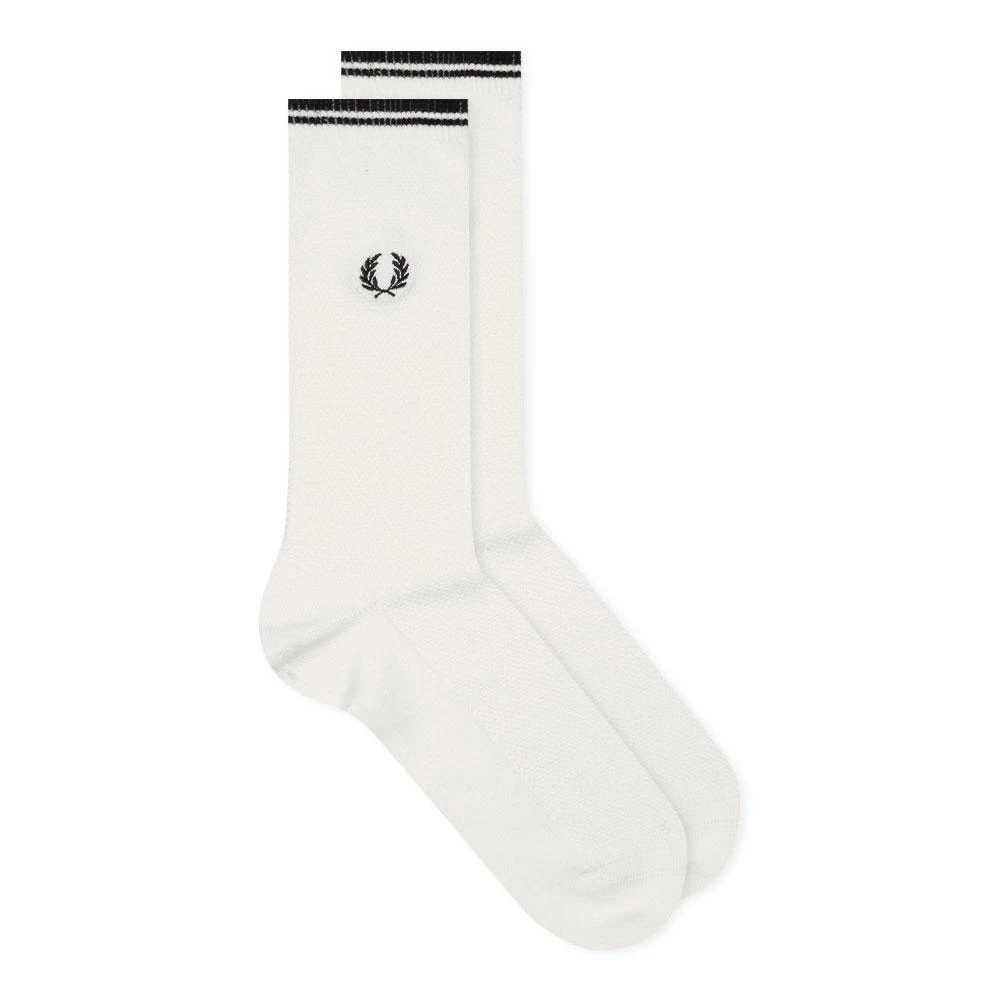 商品Fred Perry|Fred Perry Tipped Socks - Snow White / Black,价格¥84,第1张图片