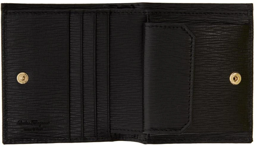 商品Salvatore Ferragamo|Black Gancini Card Holder,价格¥2054,第3张图片详细描述