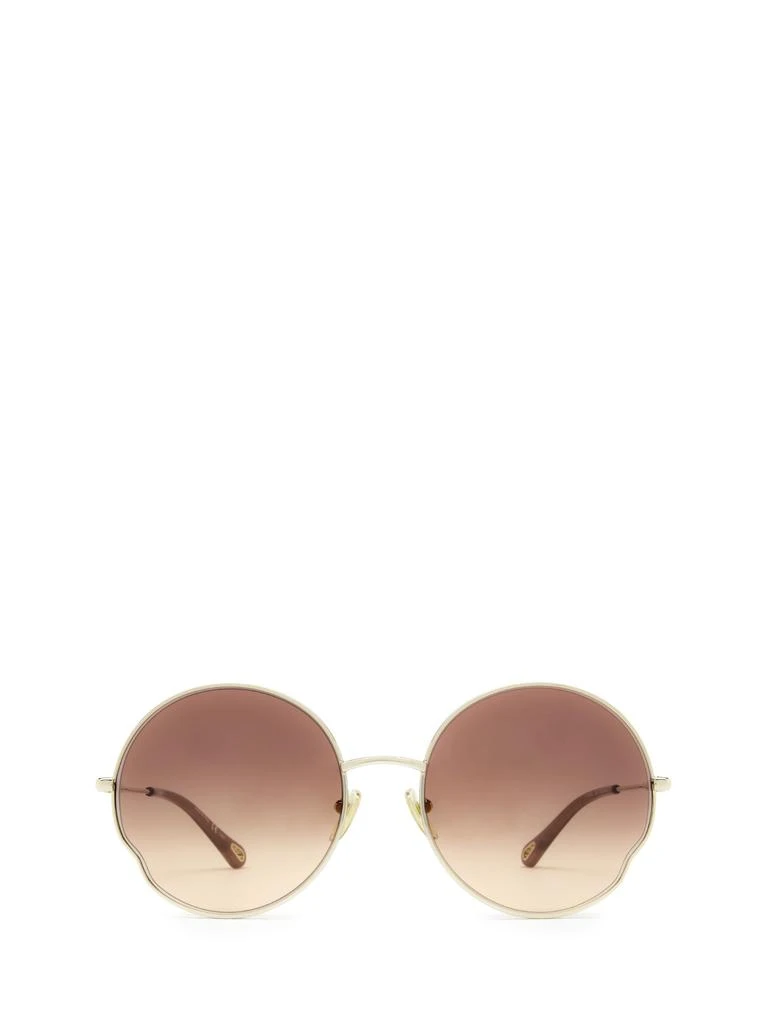 商品Chloé|Chloé CH0095S gold female sunglasses,价格¥1890,第1张图片