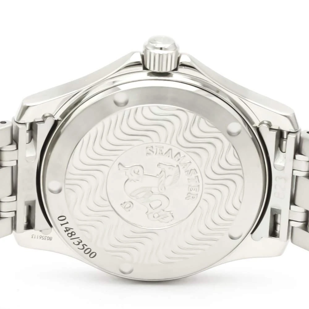 商品[二手商品] Omega|Omega Blue Stainless Steel Seamaster 120M Jacques Mayol Ltd Edition 2508.80 Men's Wristwatch 36 MM,价格¥9056,第3张图片详细描述