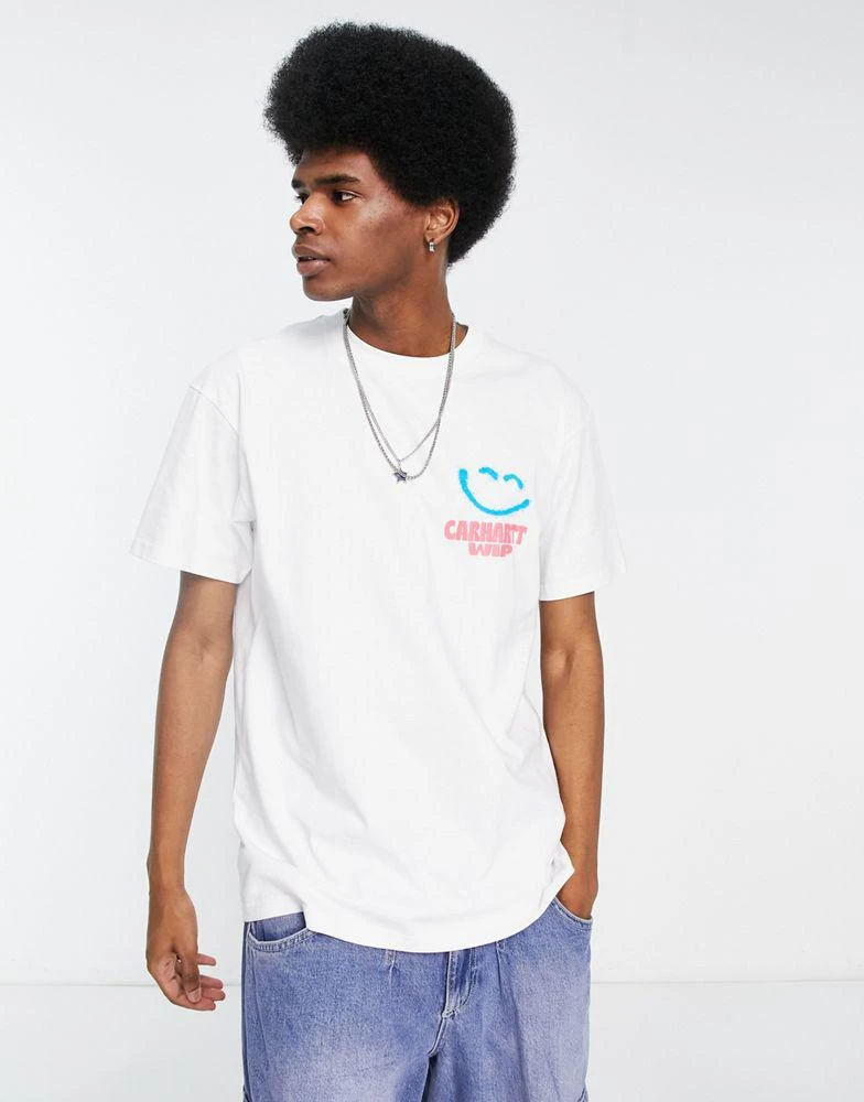 商品Carhartt WIP|Carhartt WIP happy script t-shirt in white,价格¥432,第1张图片