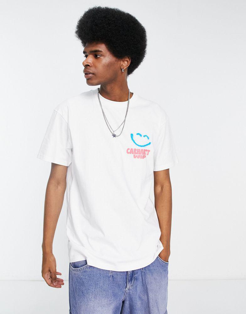 商品Carhartt WIP|Carhartt WIP happy script t-shirt in white,价格¥391,第1张图片