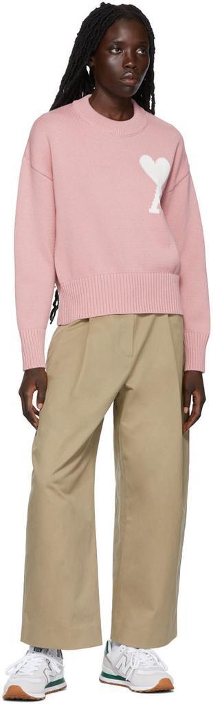 商品AMI|Pink Ami de Cœur Sweater,价格¥3675,第6张图片详细描述