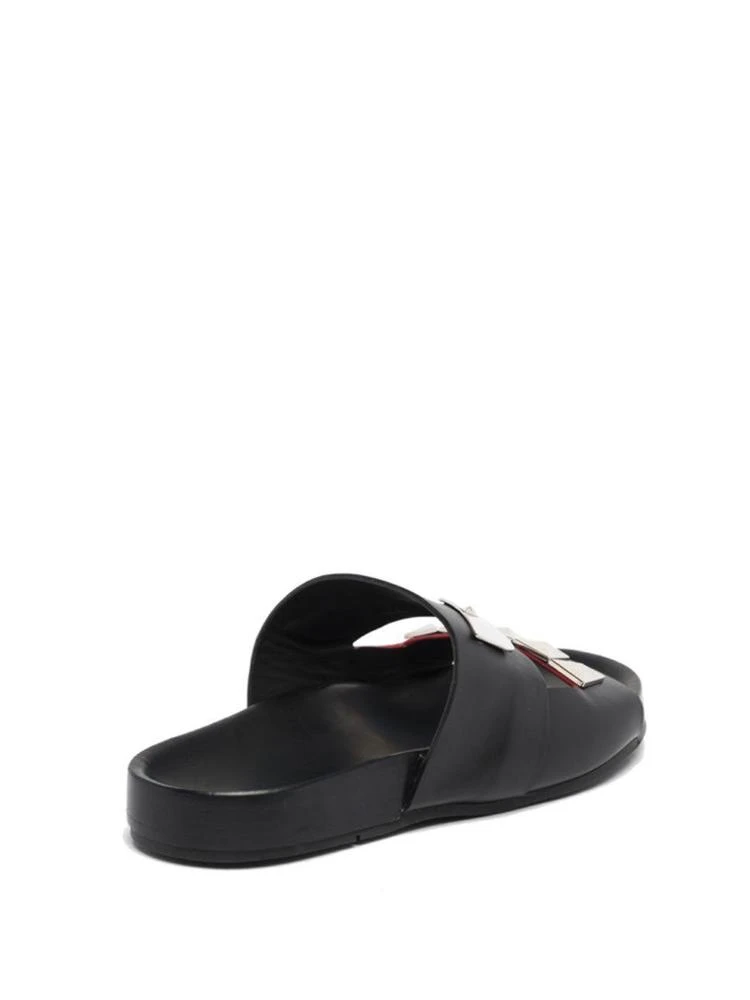 商品Fendi|Bugs Face Leather Slides,价格¥2593,第2张图片详细描述