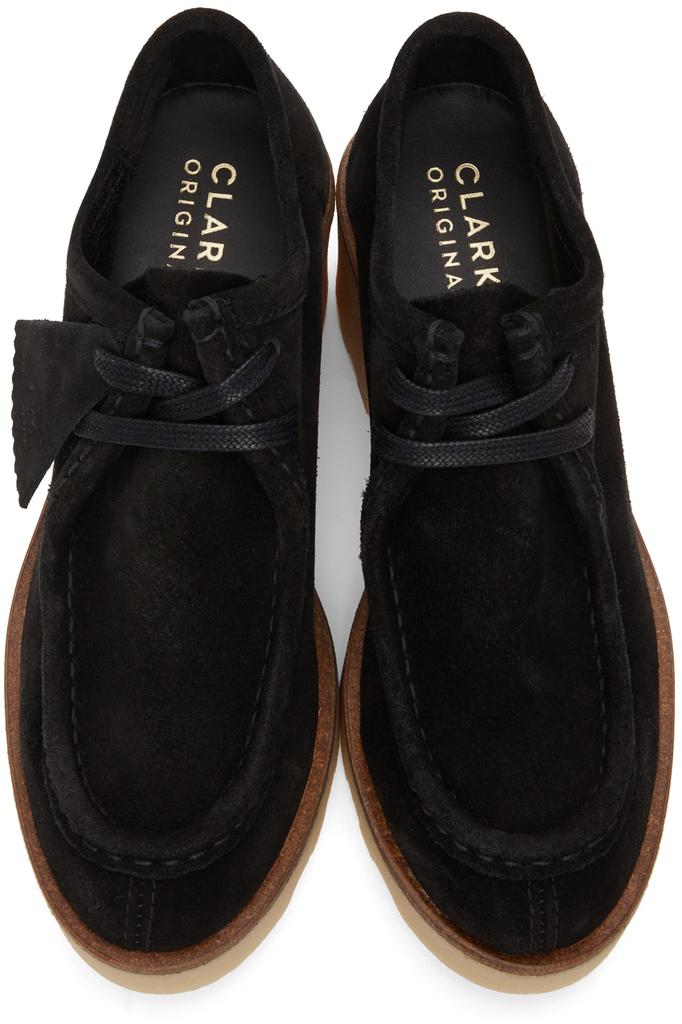 Black Wallabee Block Heels商品第5张图片规格展示