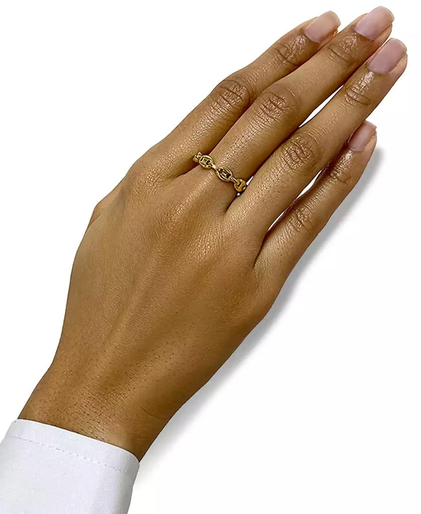 商品ADORNIA|Gold-Tone Water-Resistant Mariner Band Ring,价格¥166,第3张图片详细描述
