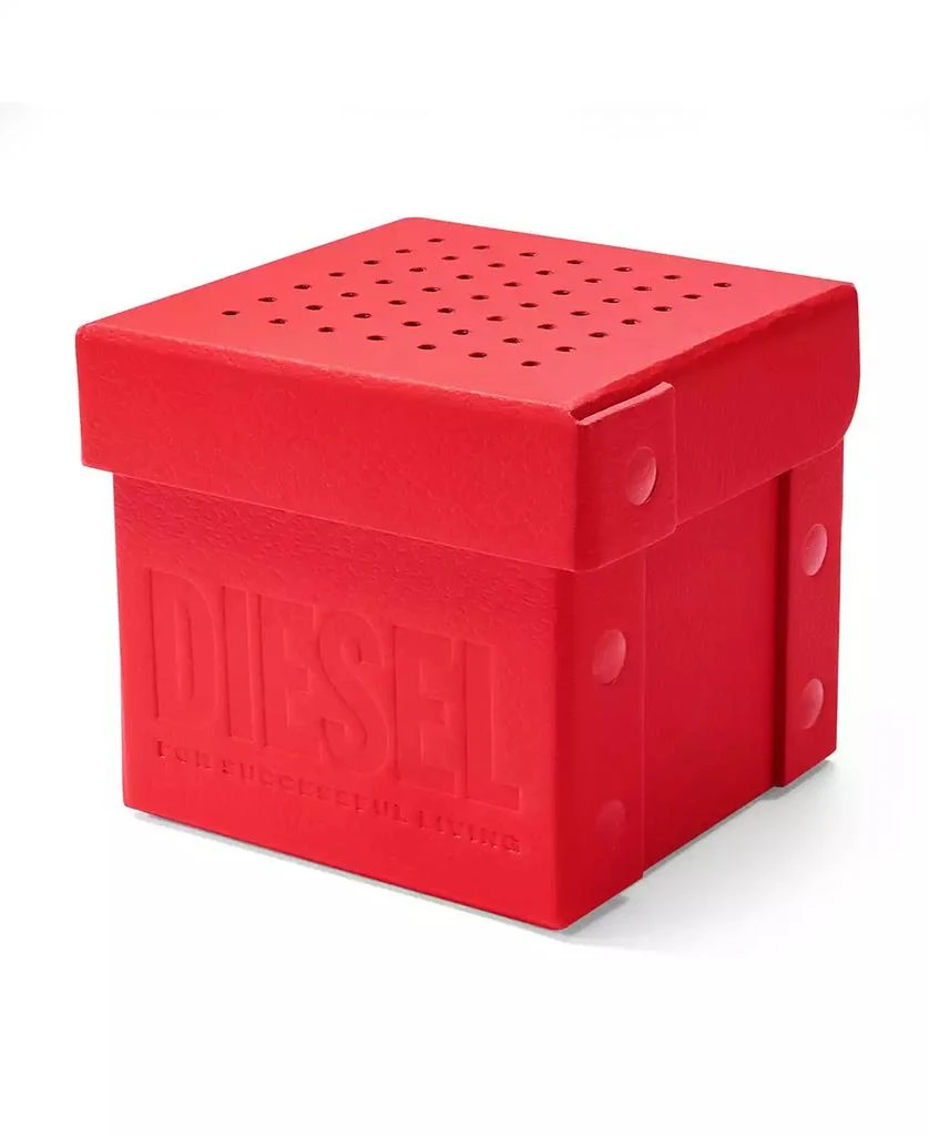 商品Diesel|Men's Spiked Gold-Tone Stainless Steel Bracelet Watch, 49mm,价格¥2084,第4张图片详细描述