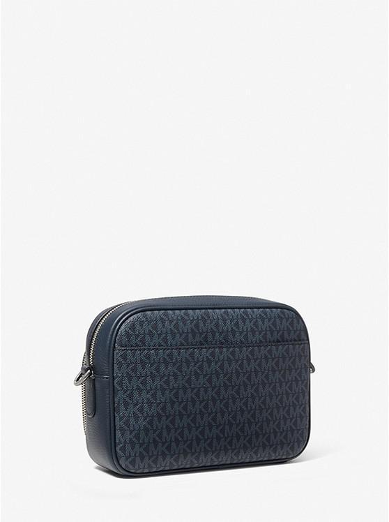 商品Michael Kors|Hudson Logo Stripe and Leather Crossbody Bag,价格¥998,第5张图片详细描述