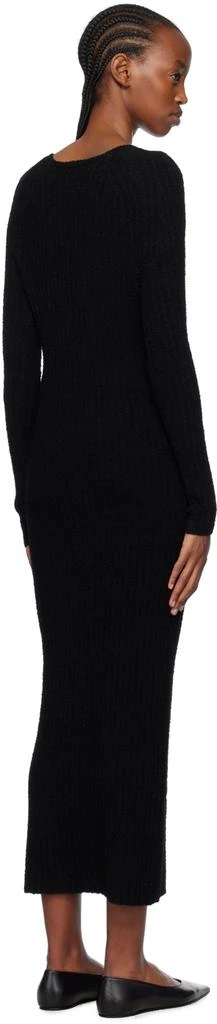 商品Totême|Black V-Neck Maxi Dress,价格¥5077,第3张图片详细描述