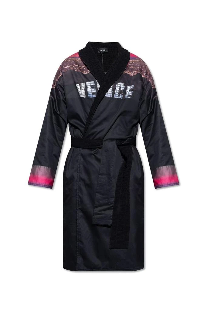 商品Versace|Versace Printed Belted Waist Bathrobe,价格¥7836,第1张图片