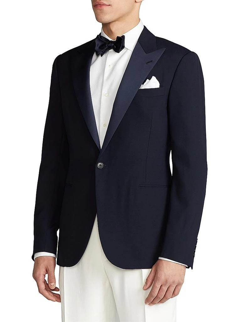 商品Ralph Lauren|Formal Gregory Peak Lapel Single-Button Sport Coat,价格¥18678,第3张图片详细描述