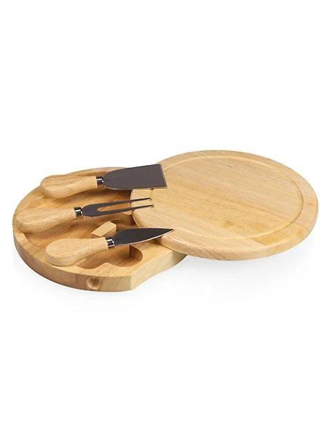 商品Picnic Time|Brie 4-Piece Cheese Board & Tool Set,价格¥210,第3张图片详细描述