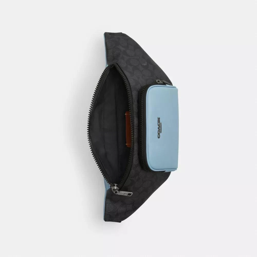 Racer Belt Bag In Colorblock Signature Canvas 商品