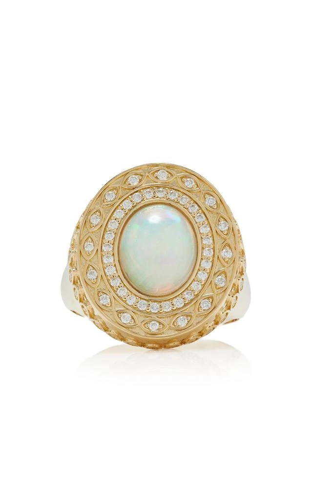 商品Sydney Evan|Sydney Evan - 14k Yellow Gold Diamond Ring - Gold - US 6.5 - Moda Operandi - Gifts For Her,价格¥35154,第1张图片