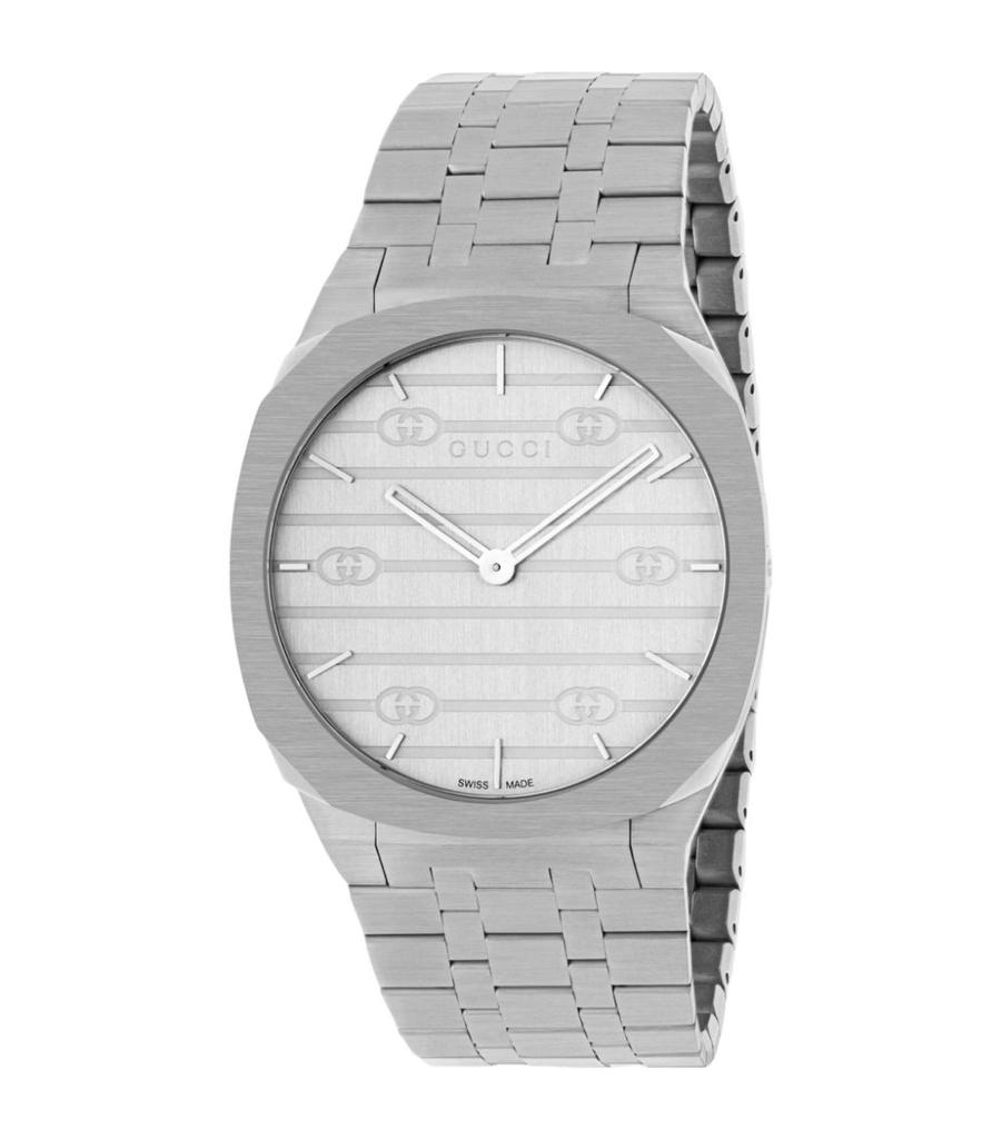 Stainless Steel GUCCI 25H Watch 38mm商品第1张图片规格展示