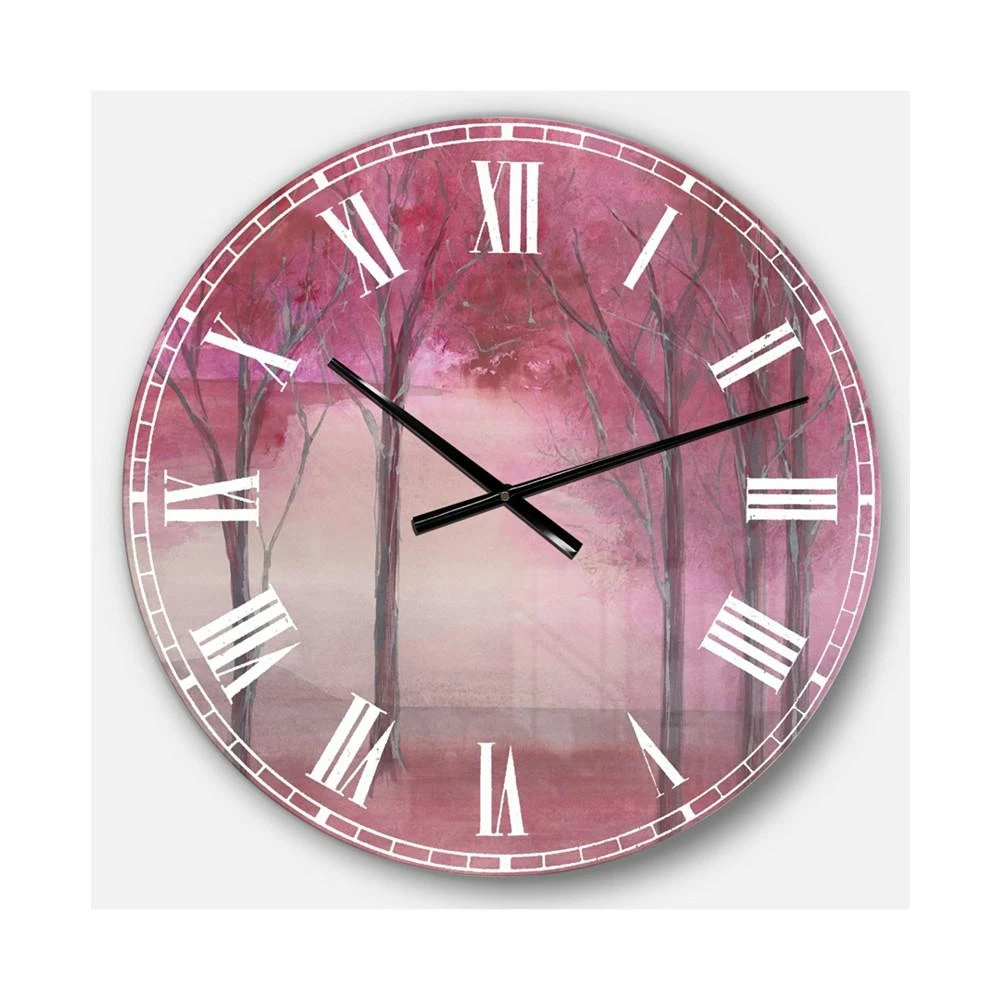 商品Designart|Traditional Landscape Oversized Metal Wall Clock,价格¥1226,第1张图片