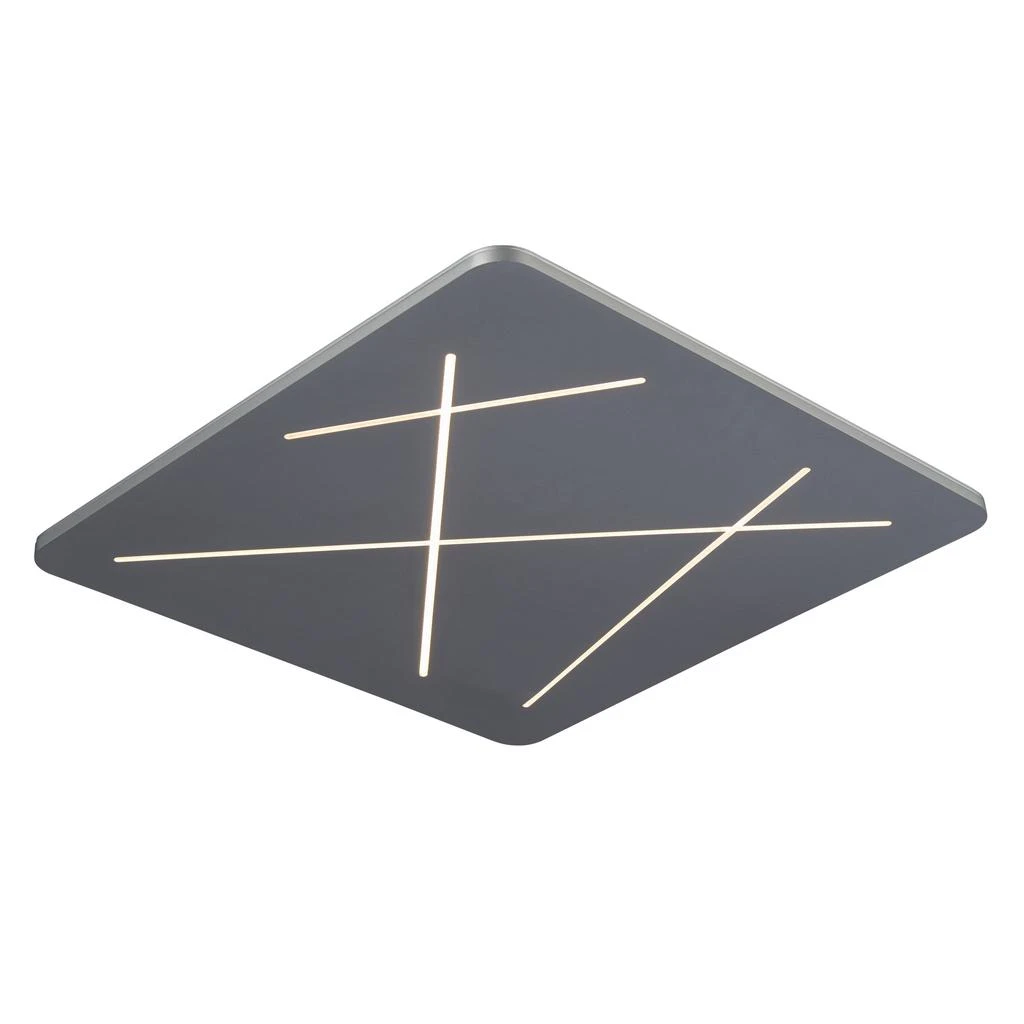 商品VONN Lighting|Tureis VMCF41200AL 18" Integrated LED Ceiling Light Square Flush Mount in Silver,价格¥2699,第1张图片