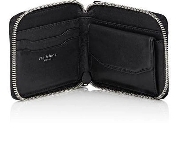 商品Rag & Bone|Medium Zip-Around Wallet,价格¥745,第4张图片详细描述