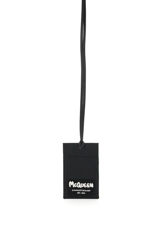 商品Alexander McQueen|Alexander mcqueen graffiti necklace card holder,价格¥985,第1张图片