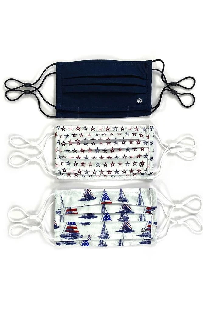 商品CONSTRUCT|Sail & Stars Assorted Non-Medical Kids Face Masks - Pack of 6,价格¥204,第3张图片详细描述