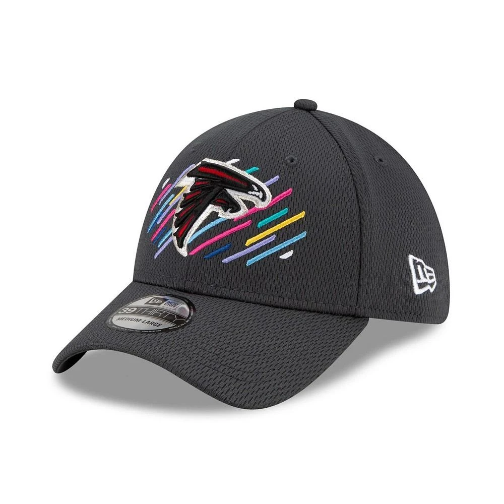 商品New Era|Men's Charcoal Atlanta Falcons 2021 NFL Crucial Catch 39THIRTY Flex Hat,价格¥284,第1张图片