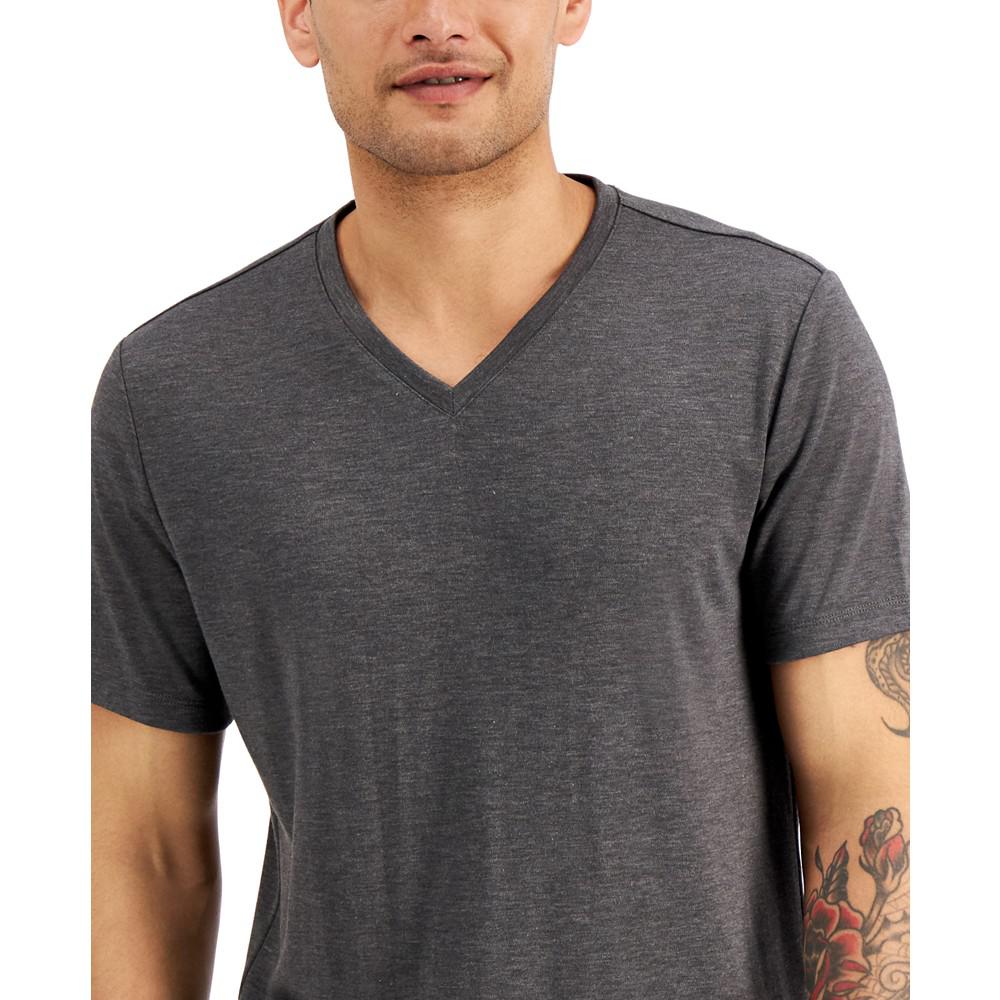 Men's Travel Stretch V-Neck T-Shirt, Created for Macy's商品第3张图片规格展示