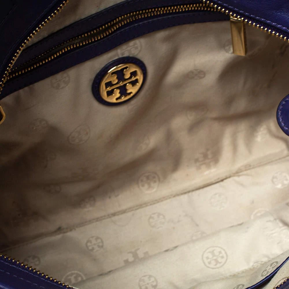 Tory Burch Purple Leather Hannah Tote 商品